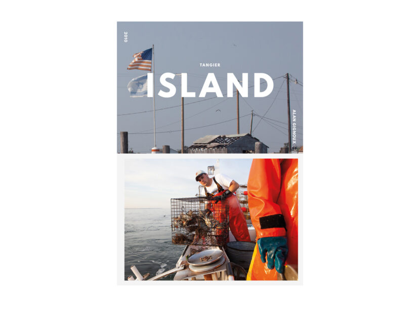 Photograph of front cover of photography zine designed to market the book