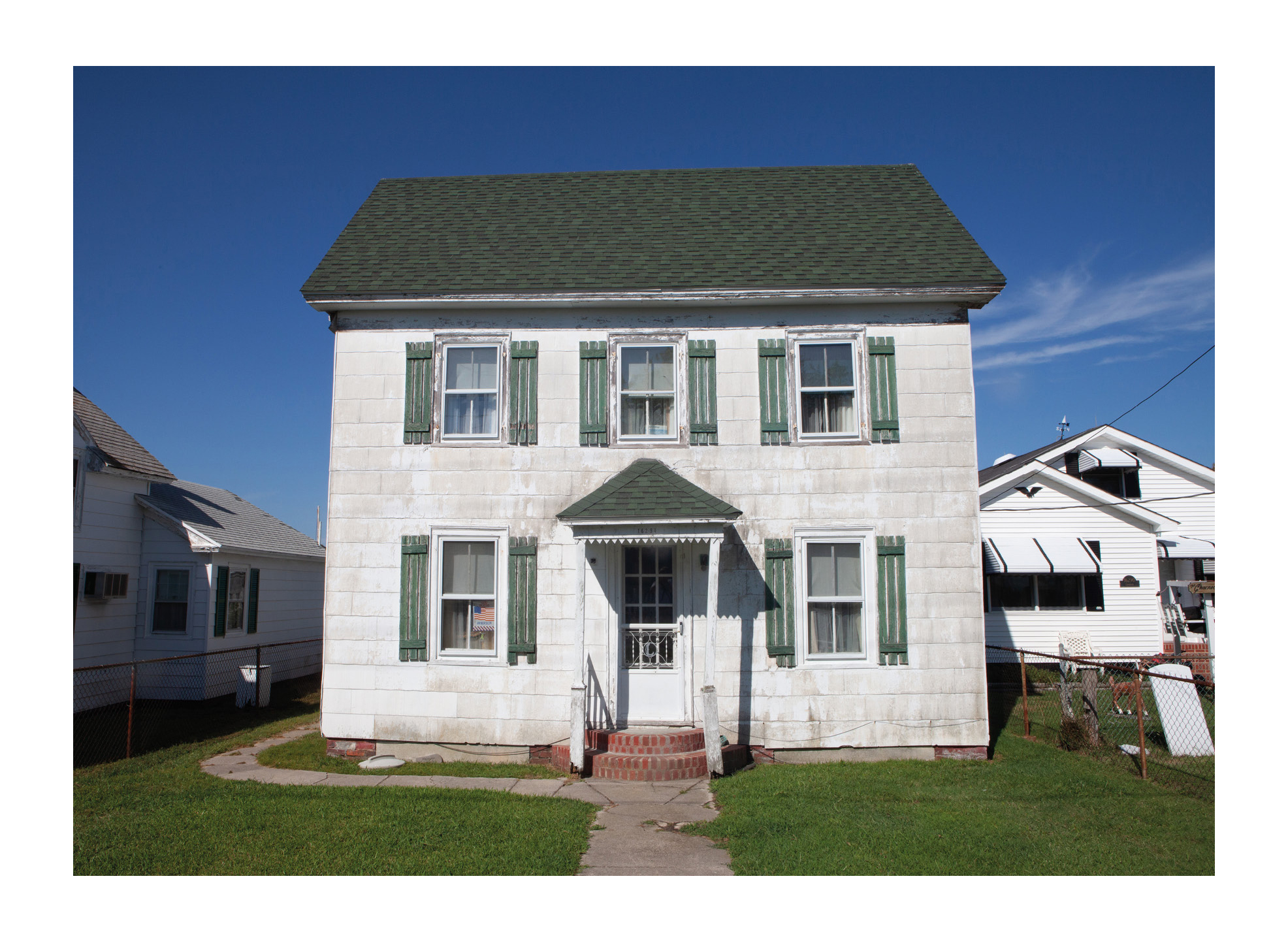 Photograph from Tangier Island photography zine of a house on the island
